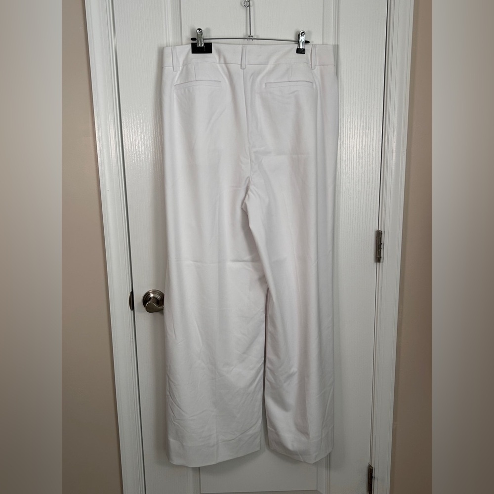 The Limited Lean Bootcut Lined Cuffed White Trouser 14 - Picture 2 of 11